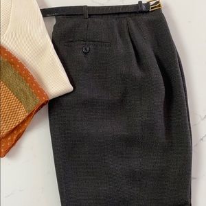 Nordstrom Classiques Entier lined slacks-blk & tan